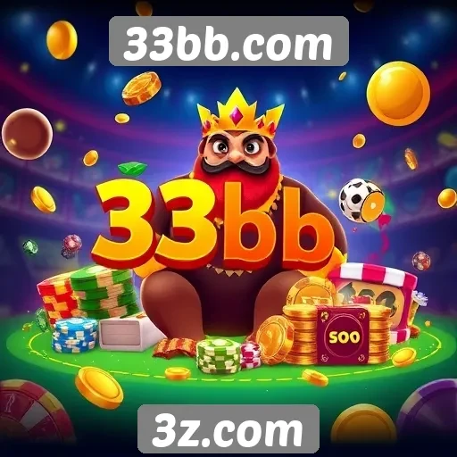 Variedade de jogos disponíveis em 33bb.com