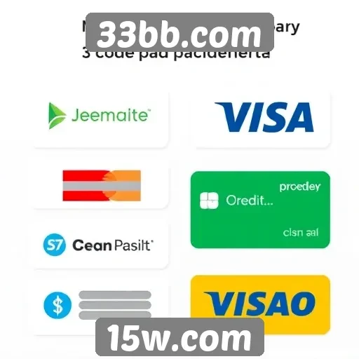 Métodos de pagamento e retirada no 33bb.com