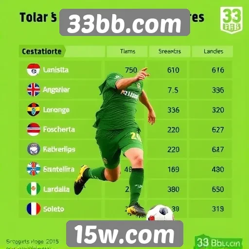 Estatísticas de jogadores no 33bb.com