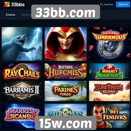 Jogos mais populares disponíveis no 33bb.com